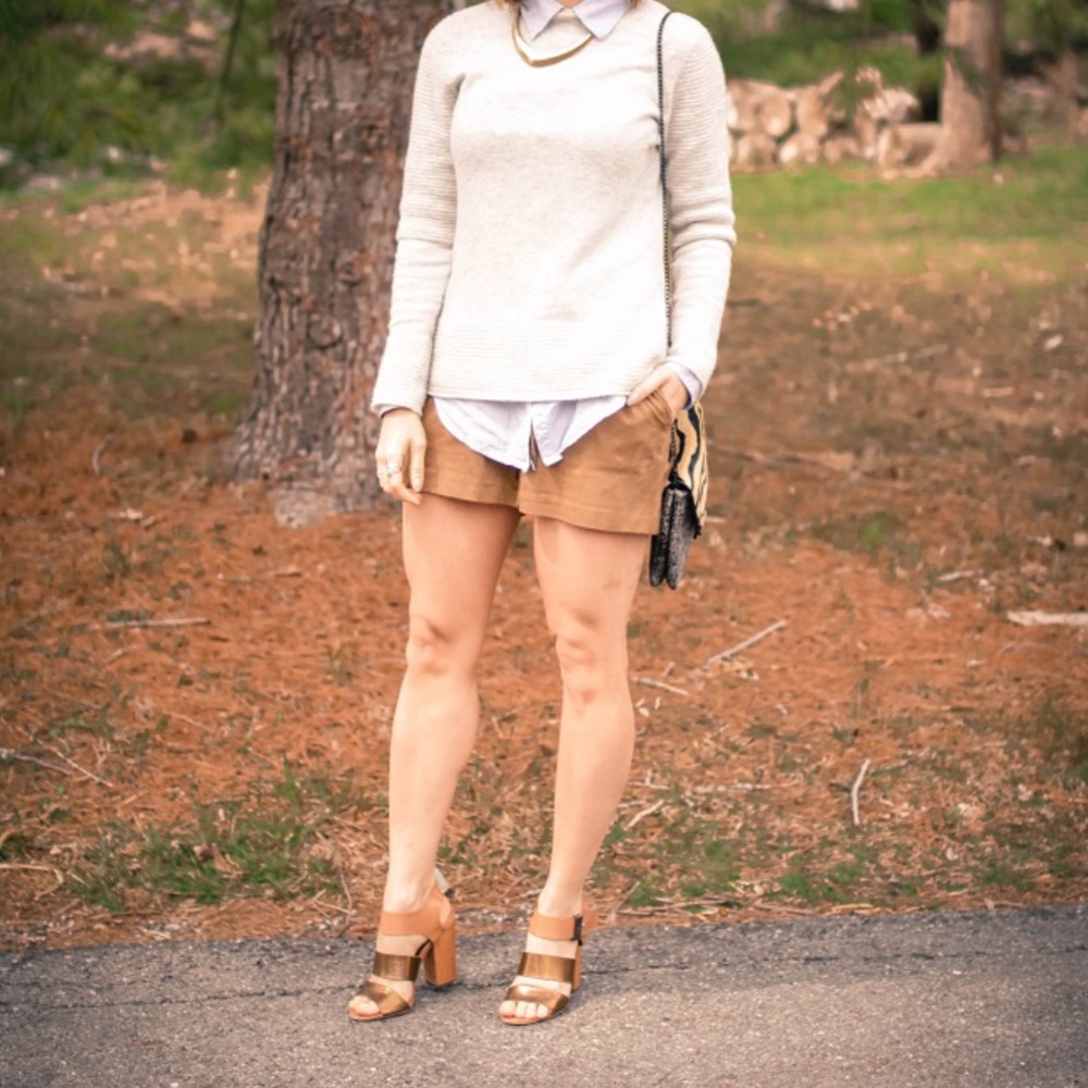 J Crew Brown Chino Shorts